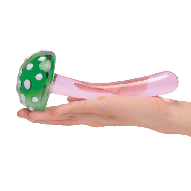 Glas Magic Mushroom 7.5" Glass Dildo