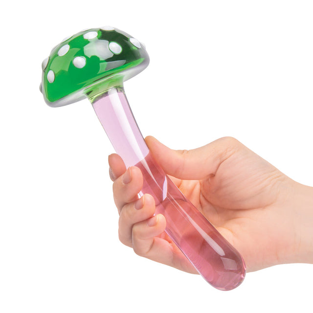 Glas Magic Mushroom 7.5" Glass Dildo