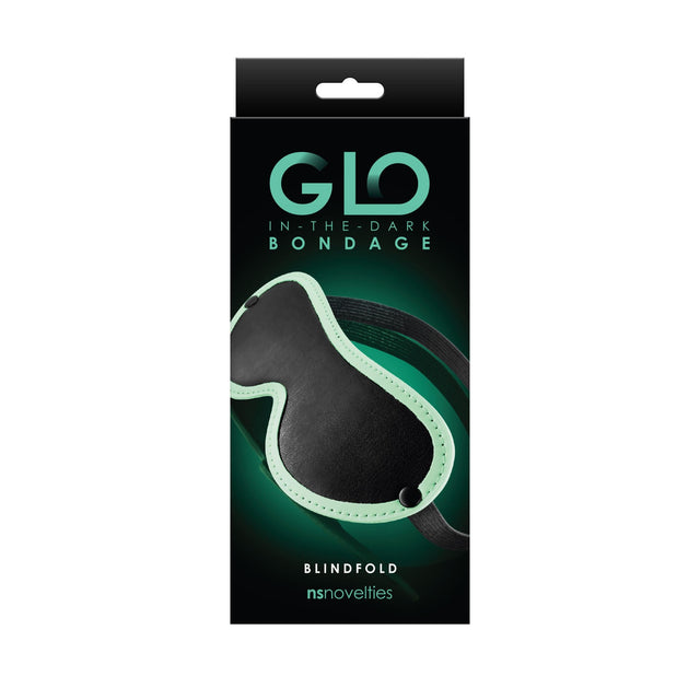 Glo Bondage - - Green Blindfold