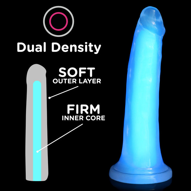 Glow-in-the-dark 7" Silicone Dildo