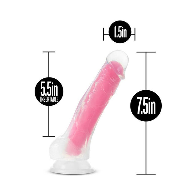Glow in the Dark Neon Viper Dual Density Dildo