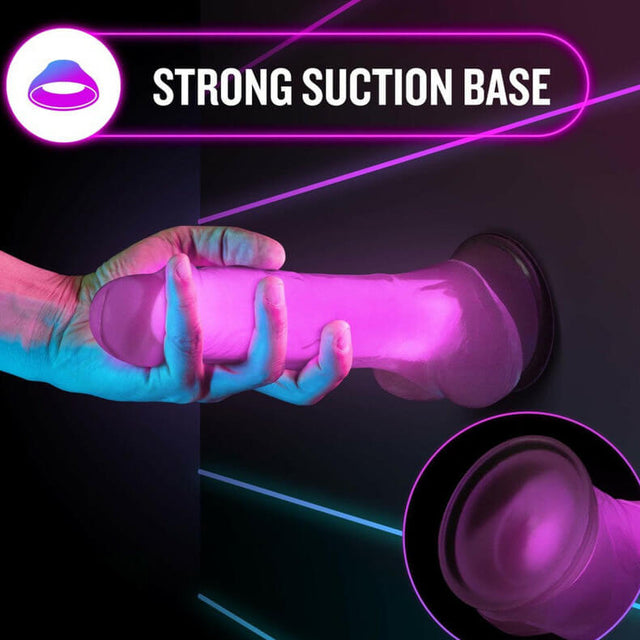 Glow in the Dark Neon Viper Dual Density Dildo