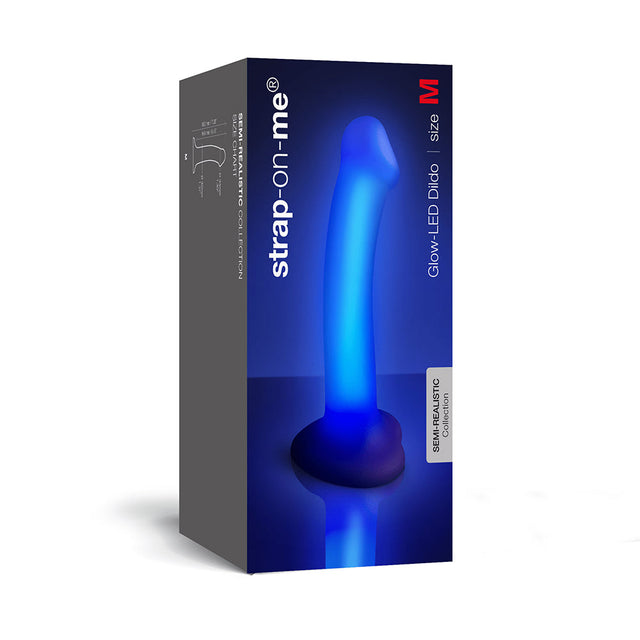 Glow-LED Dildo Medium