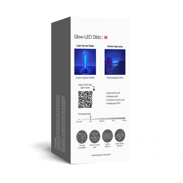 Glow-LED Dildo Medium