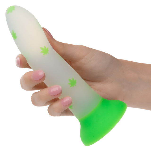 Glow Stick Leaf Suction Dildo