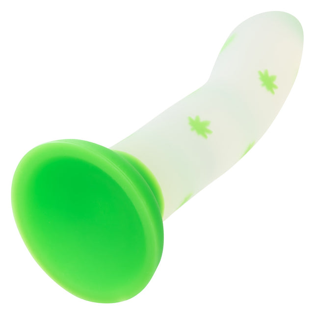 Glow Stick Leaf Suction Dildo