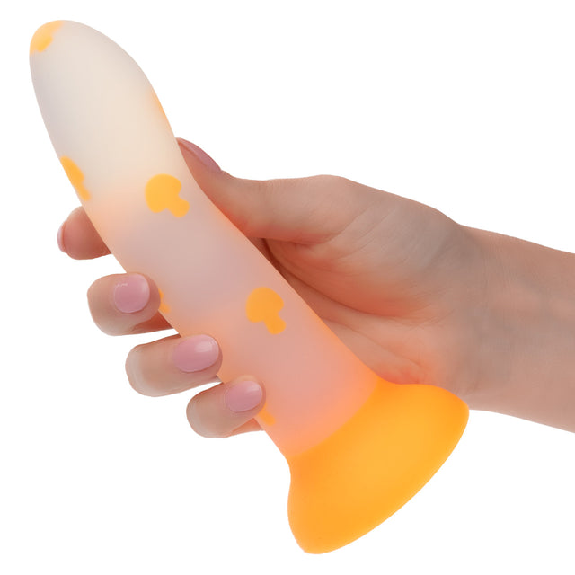 Glow Stick Mushroom Suction Dildo