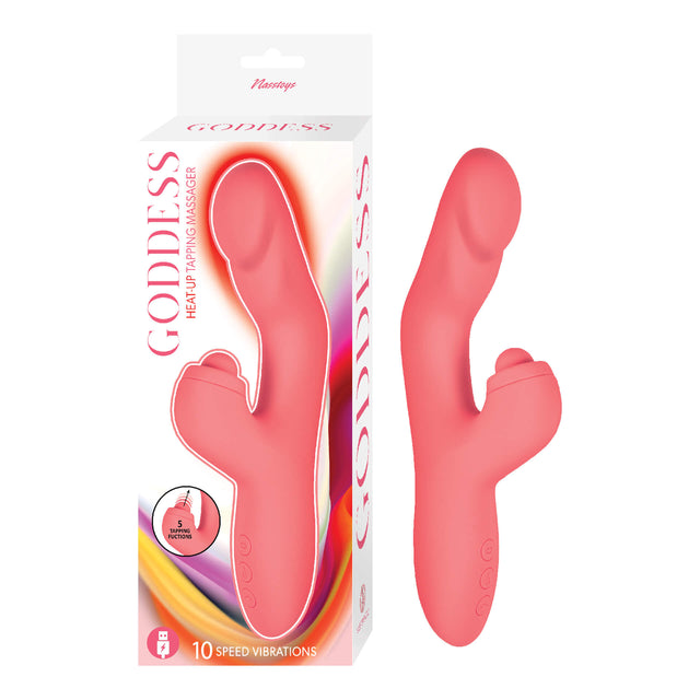 Goddess Heat Up Tapping Massager Coral