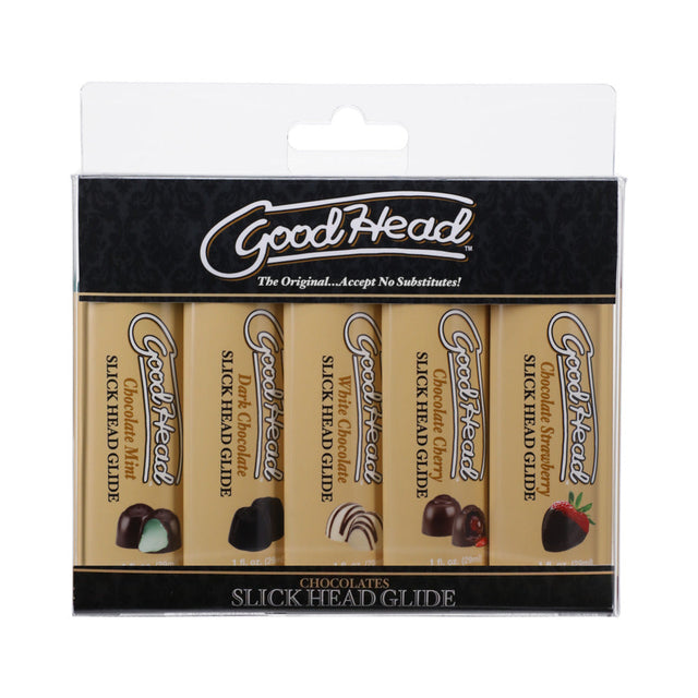 GoodHead Slick Head Glide Chocolate - 5 Pack
