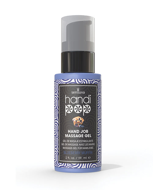 Handipop Hand Job Massage Gel Blueberry Muffin / 2.0 oz