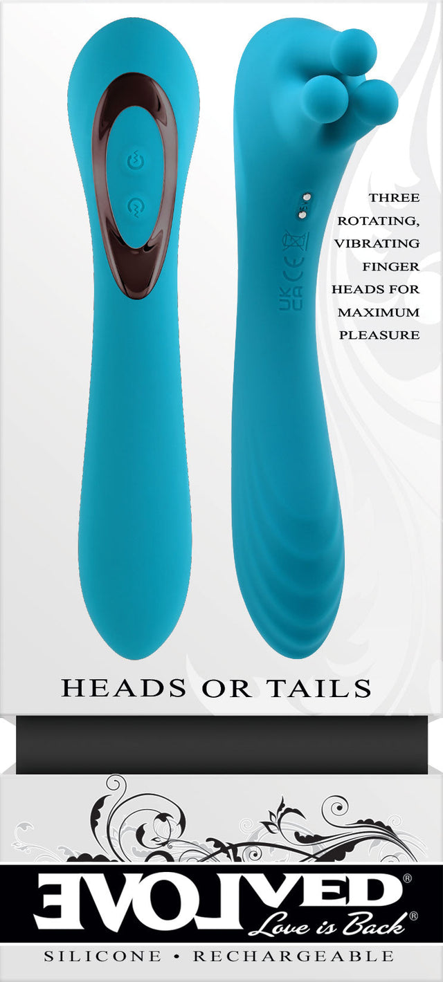 Heads or Tails Massaging Vibrator