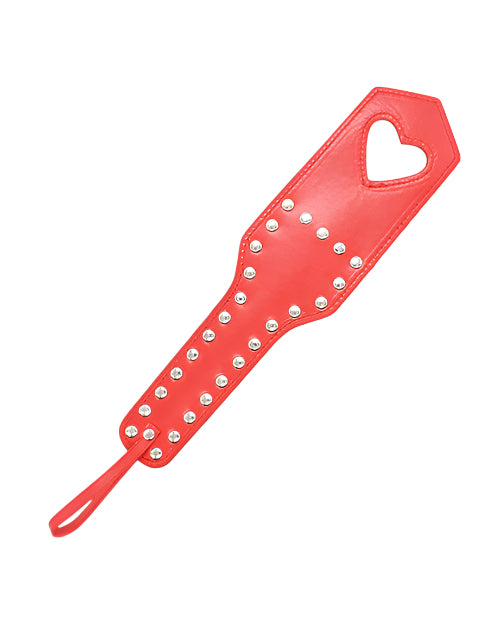 Heart Cut Out Paddle Red