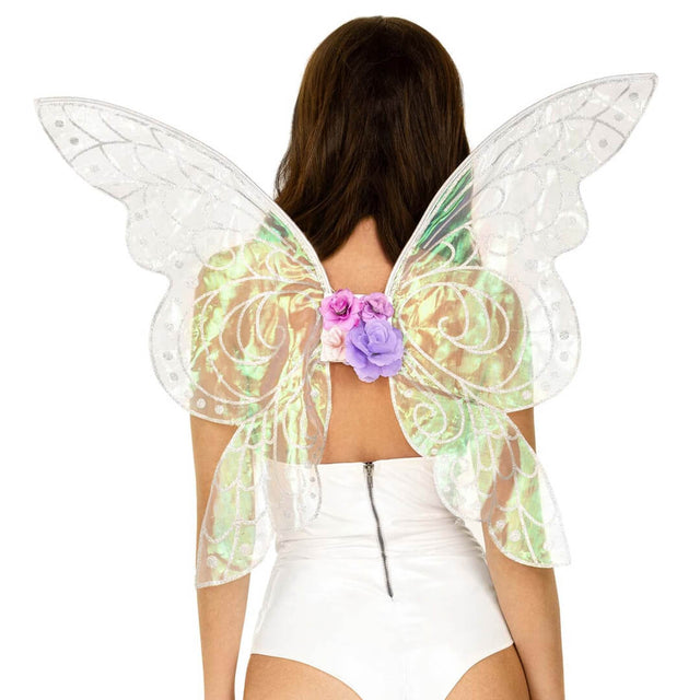 Iridescent Glitter Fairy Wings