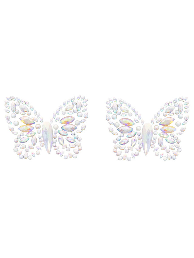 Iridescent & Glow Butterfly Nipple Pasties