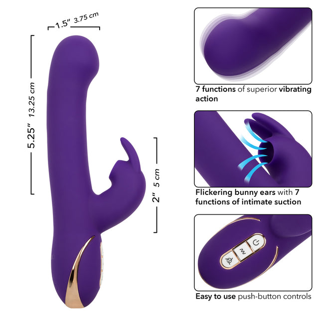 Jack Rabbit Signature Silicone Suction Rabbit Purple