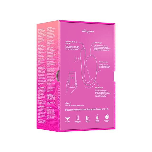 Jive 2 Wearable G-Spot Egg Vibrator Electric Pink