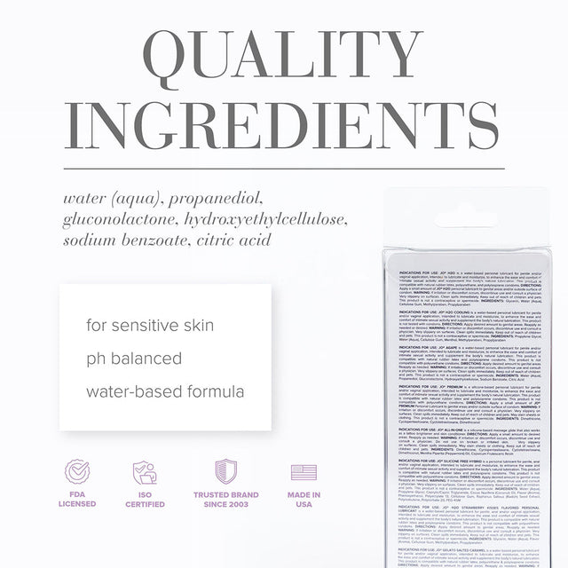 JO Agape Water-Based Lubricant To-Go 12-Pack