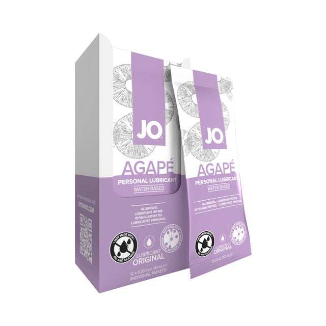JO Agape Water-Based Lubricant To-Go 12-Pack