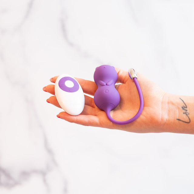 Kitty Cat Kegel Ball Exerciser Purple