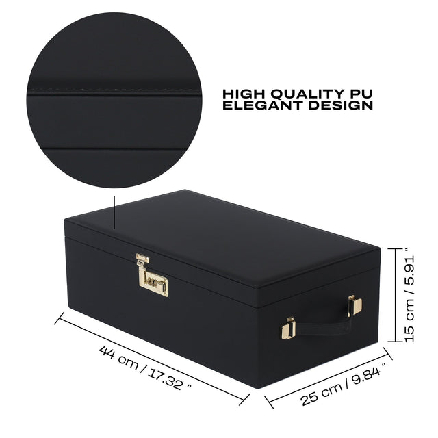 Le Coffret Prestige Edition Built-in Combination Lock Storage Box