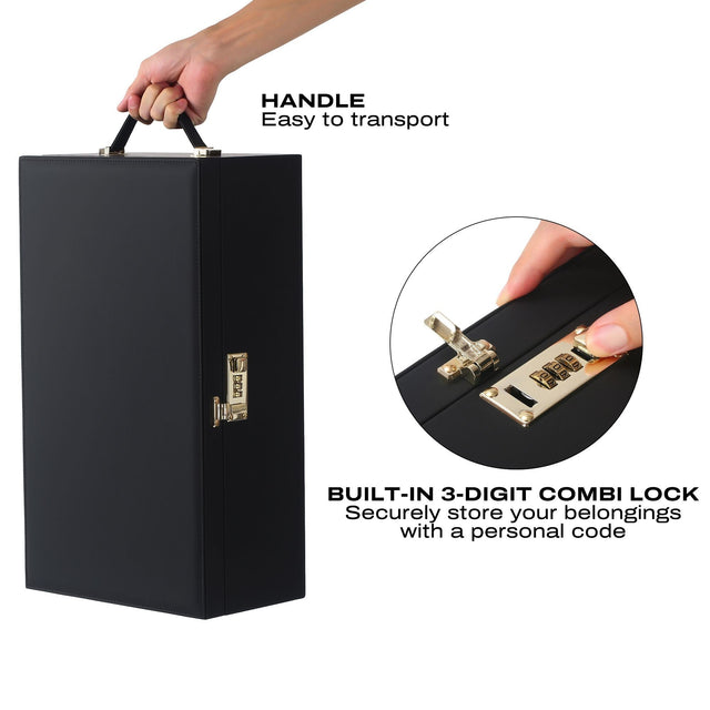 Le Coffret Prestige Edition Built-in Combination Lock Storage Box