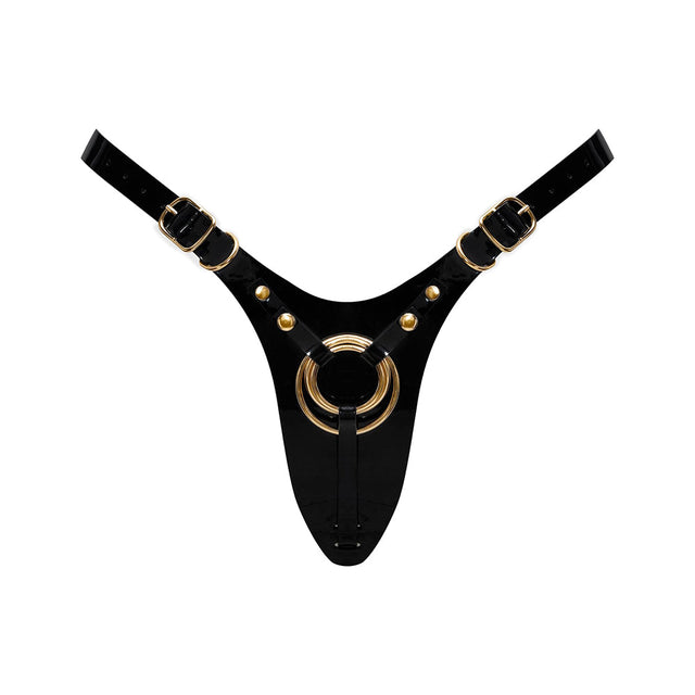 Leatherette Harness Fabulous (XS - XXL) Black