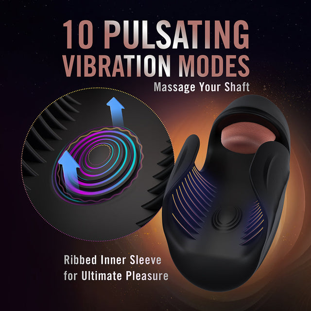 Lickety Split Vibrating Penis Head Stimulator Black