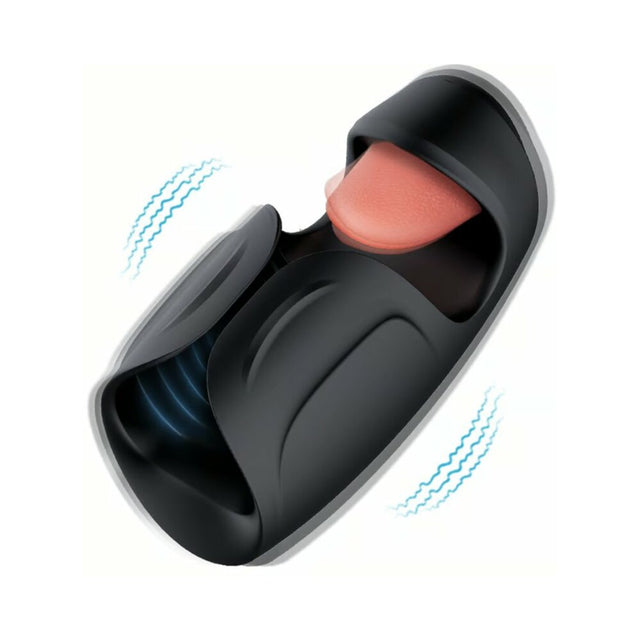 Lickety Split Vibrating Penis Head Stimulator Black