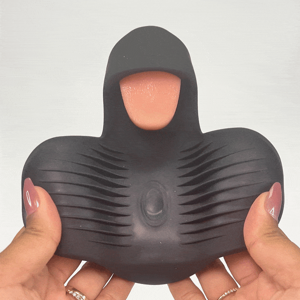 Lickety Split Vibrating Penis Head Stimulator Black