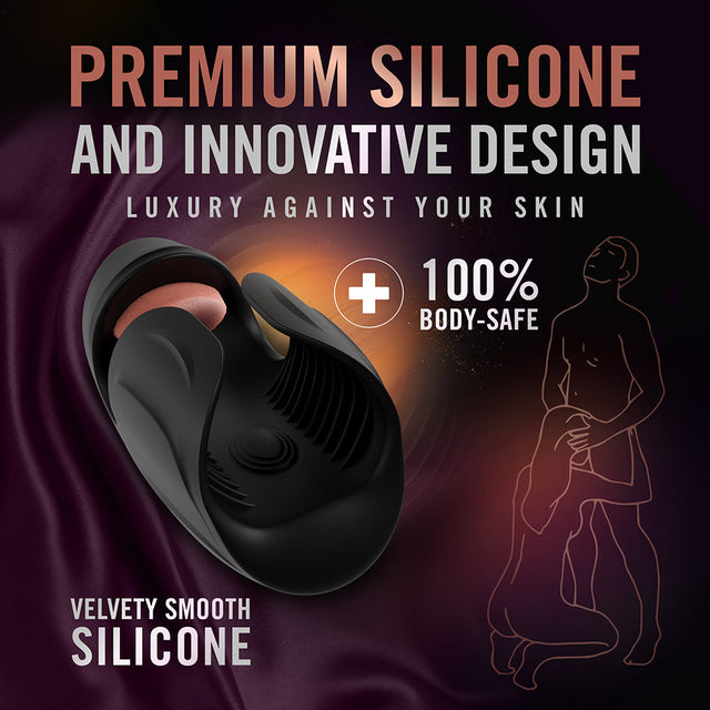 Lickety Split Vibrating Penis Head Stimulator Black