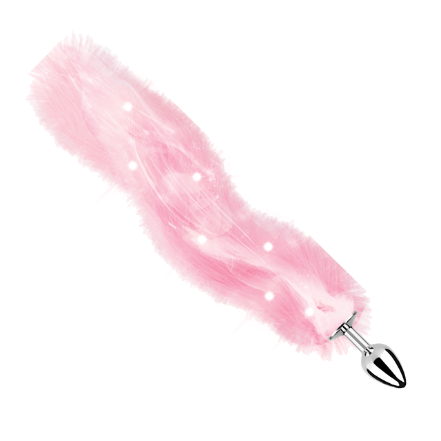 Light Up Foxy Tail Pink