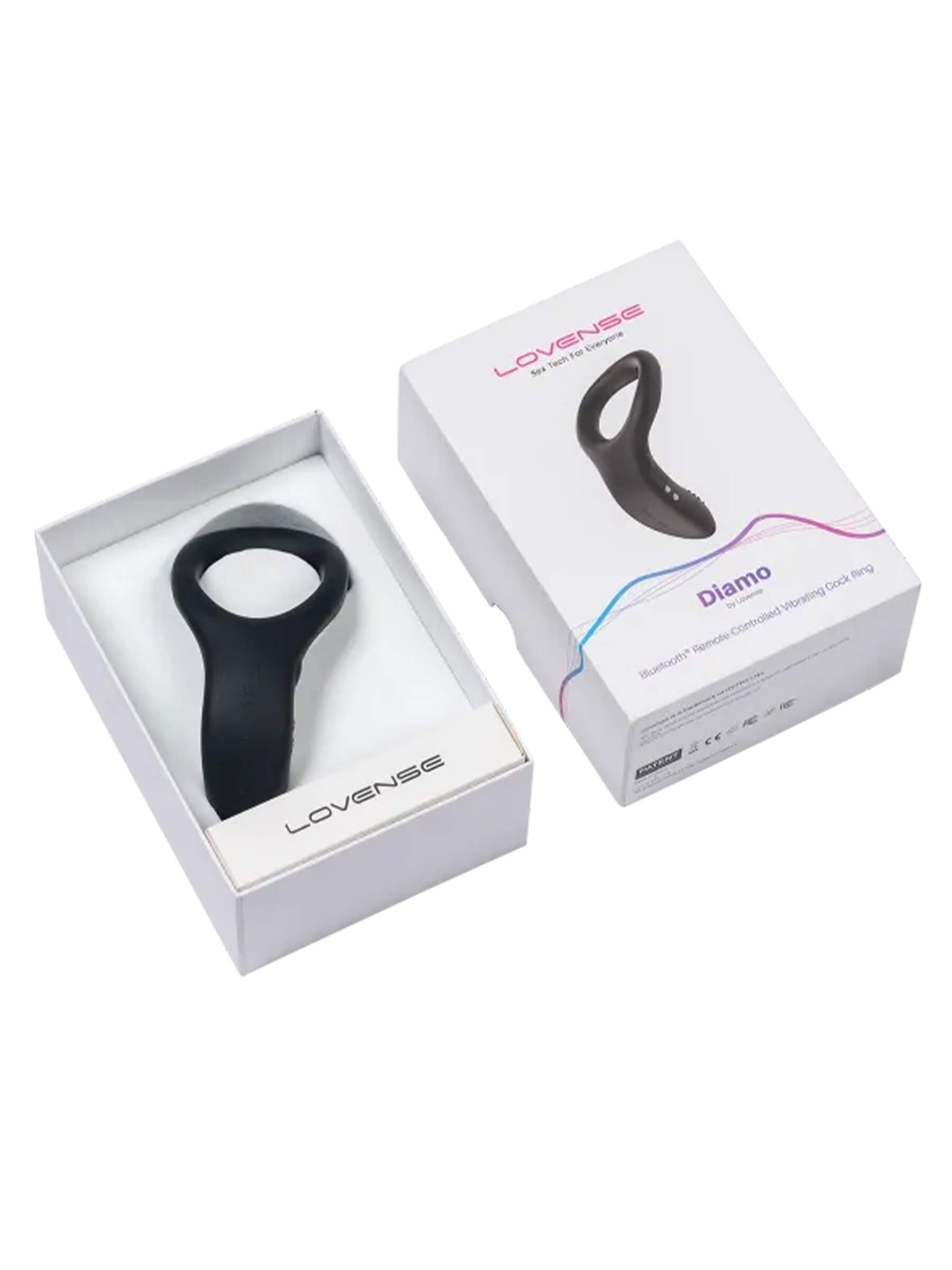 Lovense Diamo Cock Ring Black