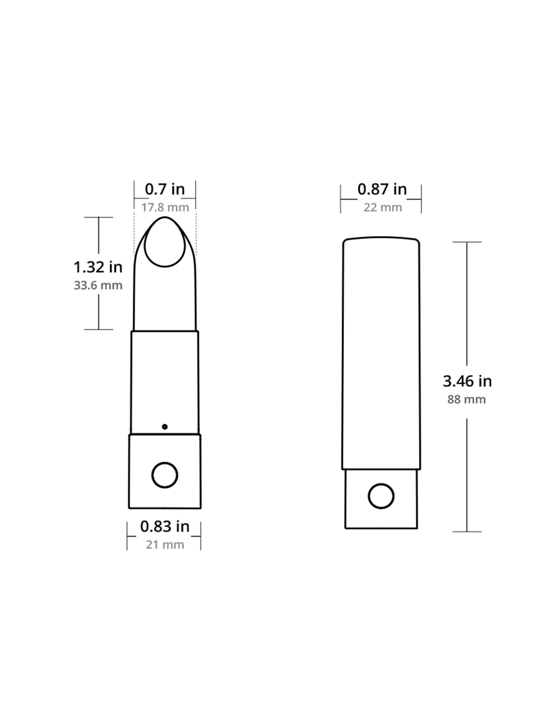 Lovense Exomoon Lipstick Vibrator