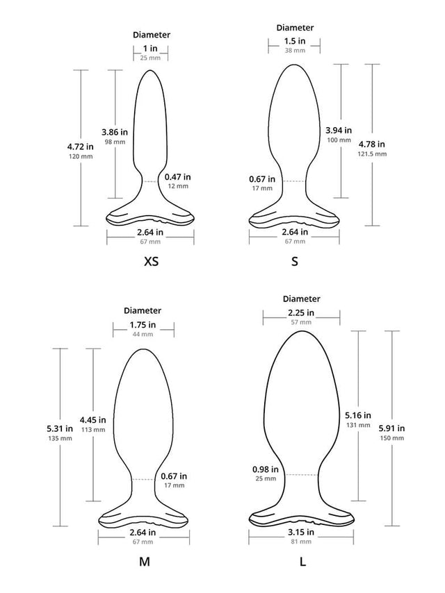 Lovense Hush 2 Vibrating Butt Plug