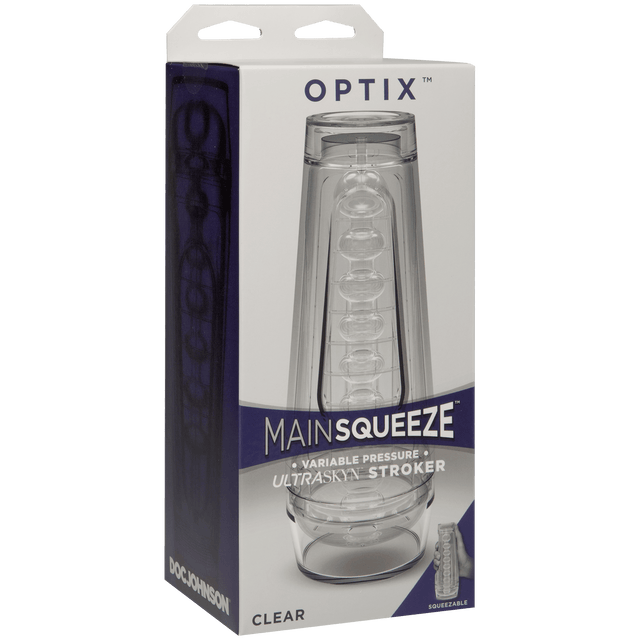 Main Squeeze Optix Masturbator Clear