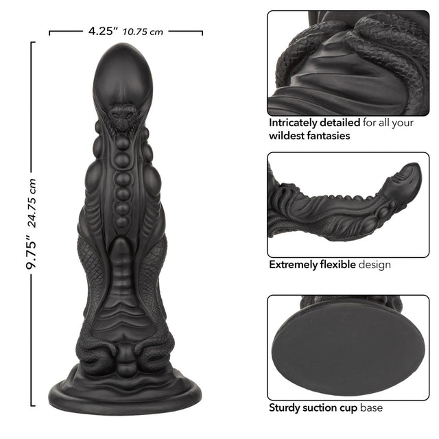 Monster Dong the Colossus 9.75" Dildo Black