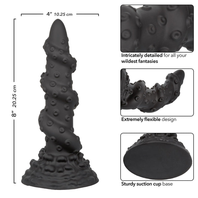 Monster Dong the Kraken 8" Dildo Black