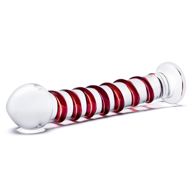 Mr. Swirly 10" Glass dildo