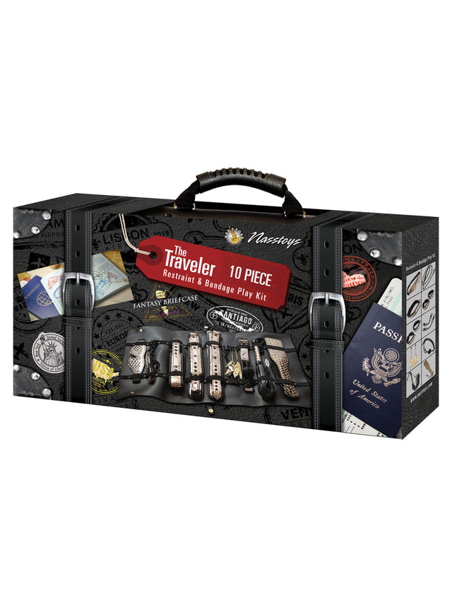 Nasstoys Traveler Restraint & Bondage Play Kit 10 Pcs