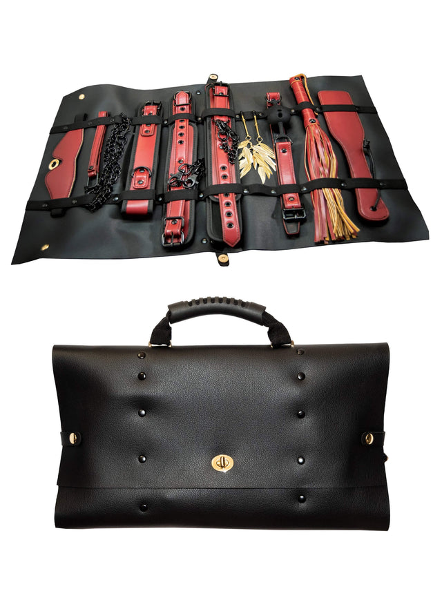 Nasstoys Traveler Restraint & Bondage Play Kit 10 Pcs Red