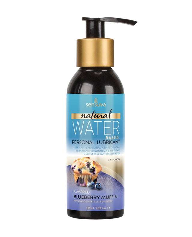 Natural Water Based Personal Moisturizer Blueberry Muffin