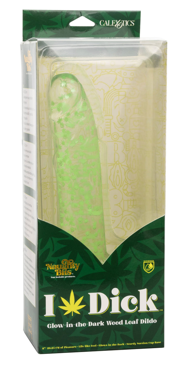 Naughty Bits I Leaf Dick Glow-In-The-Dark Dong