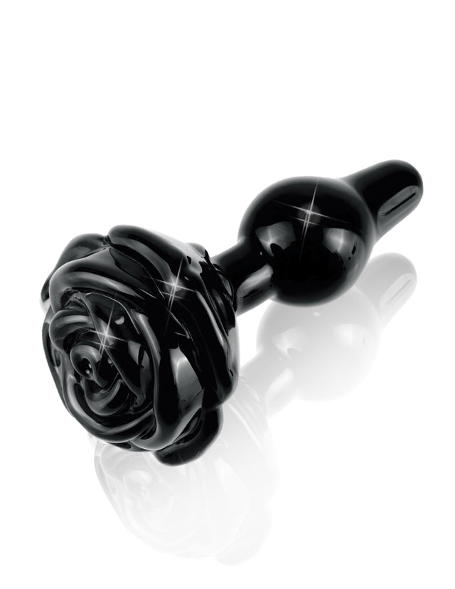 No. 77 Rose Glass Butt Plug