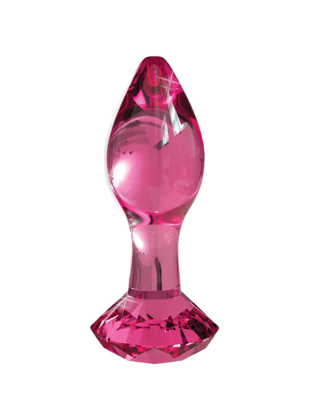 No. 79 Pink Diamond Glass Butt Plug