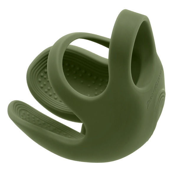 Nutty Buddy Vibrating Ball Cupping Ring Green