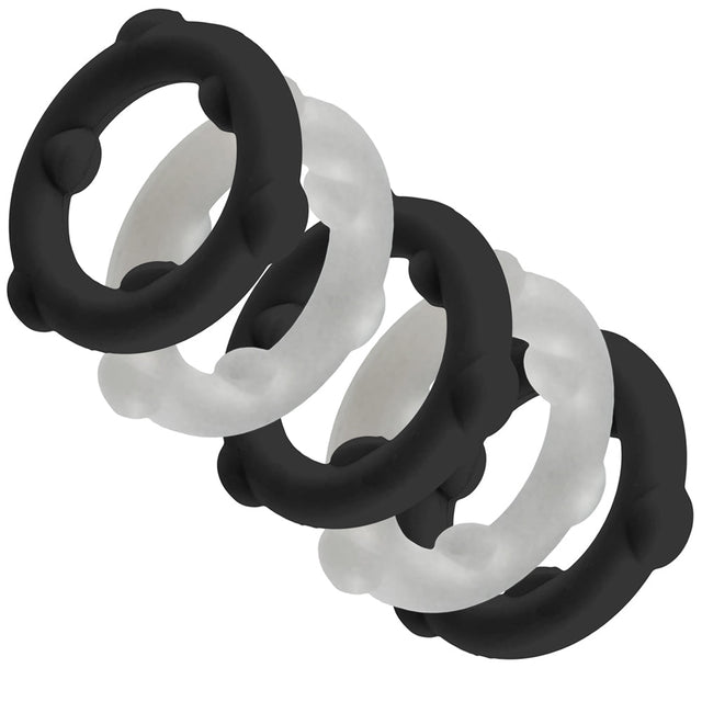 Oxballs Gearheads 5-Pack Spinner Rings Black/Vapor