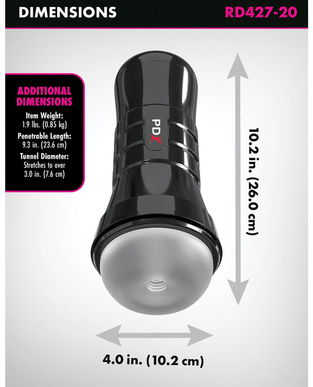 PDX Extreme Wet Stroker Slide & Glide XXL Frosted