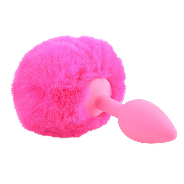 Pipedream Neon Bunny Tail Pink