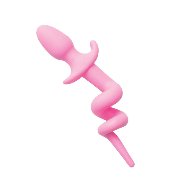 Play Tails Silicone Piggy Tail Pink