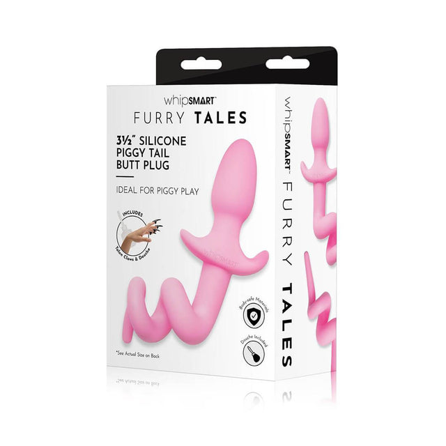 Play Tails Silicone Piggy Tail Pink